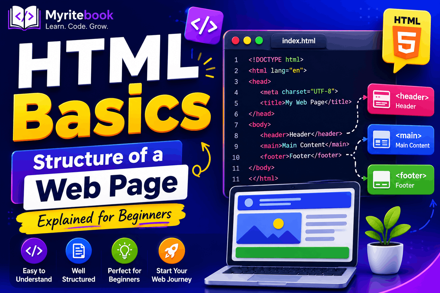 HTML Basics: Structure of a Web Page Explained for Beginners