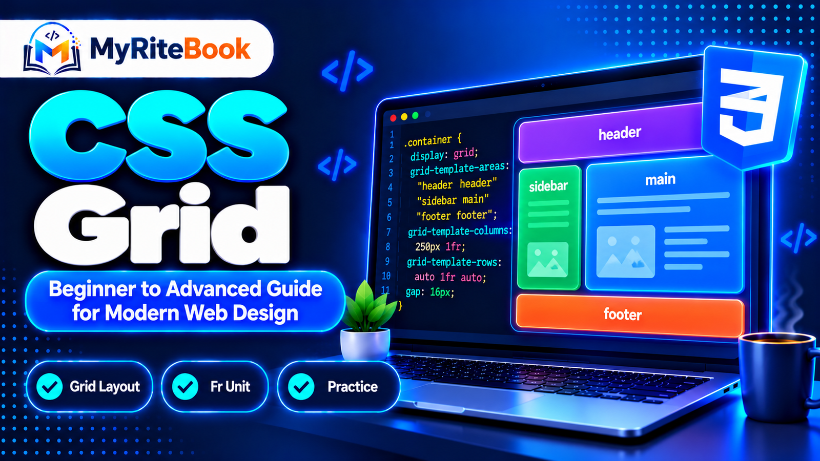 CSS Grid Layout: Beginner to Advanced Guide for Modern Web Design