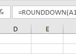 Round Negative Number Down to One Decimal Place
