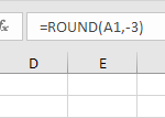 Round to Nearest 1000