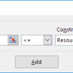 Add Constraint
