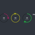 Build a Digital Clock using HTML CSS and JavaScript Output