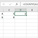COUNTIF Result