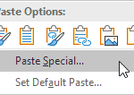 Click Paste Special