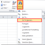 Excel Basics Find Select in Excel