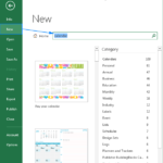Excel Celendar Templates