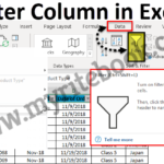 Excel Data Analysis Filter in Excel