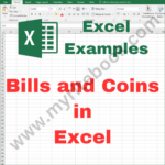 Excel Example – Bills and Coins in Excel VBA
