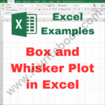 Excel Example – Box and Whisker Plot in Excel