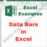 Excel Example – Data Bars in Excel
