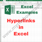 Excel Example – Hyperlinks in Excel