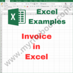 Excel Example – Invoice in Excel
