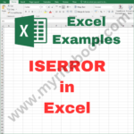 Excel Example – IsError in Excel