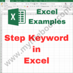 Excel Example – Step Keyword in Excel VBA