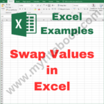 Excel Example – Swap Values in Excel VBA