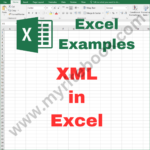 Excel Example – XML in Excel