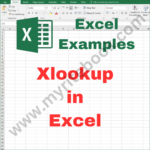 Excel Example – Xlookup in Excel