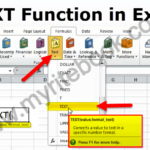 Excel Functions Text Function in Excel