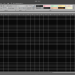 Excel Sheet Dark
