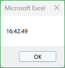 Excel VBA Date and Time in Excel Time