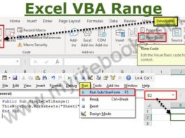 Excel VBA Range Object in Excel