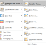 Highlight Cells Rules