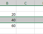 Insert a Row