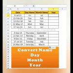 convert date into day month or year
