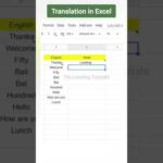 translate languages in google sheets