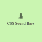 Create Pure CSS Sound Bars Animation Using HTML & CSS