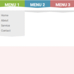 Drop-Down Menu Using HTML and Pure CSS