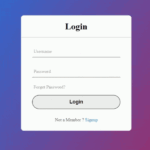 How to Create a Simple Pure CSS Login Page