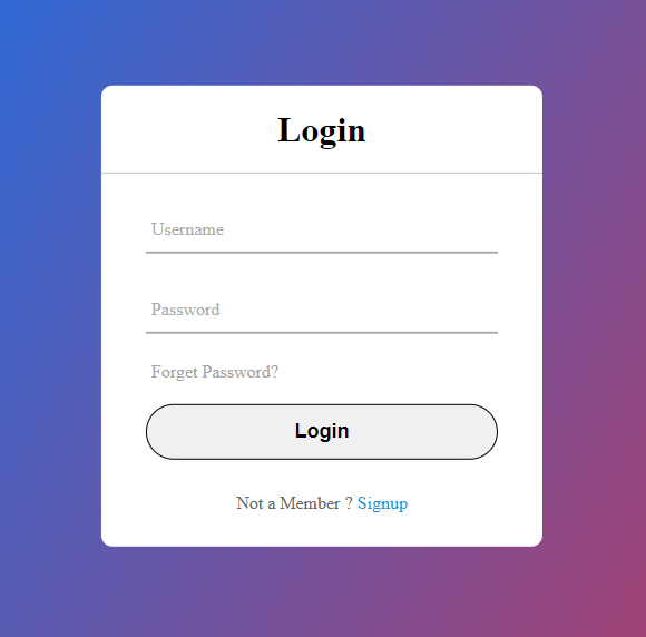 How to Create a Simple Pure CSS Login Page